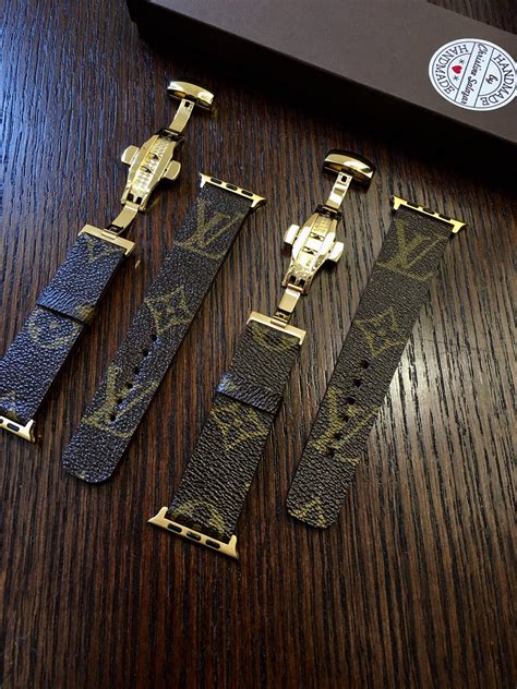 real lv apple watch band